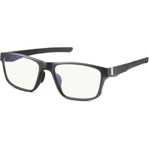 Accessories - Unisex Gold Sleek Frame HD Lens Digital Interface With Futuristic Smart Glasses